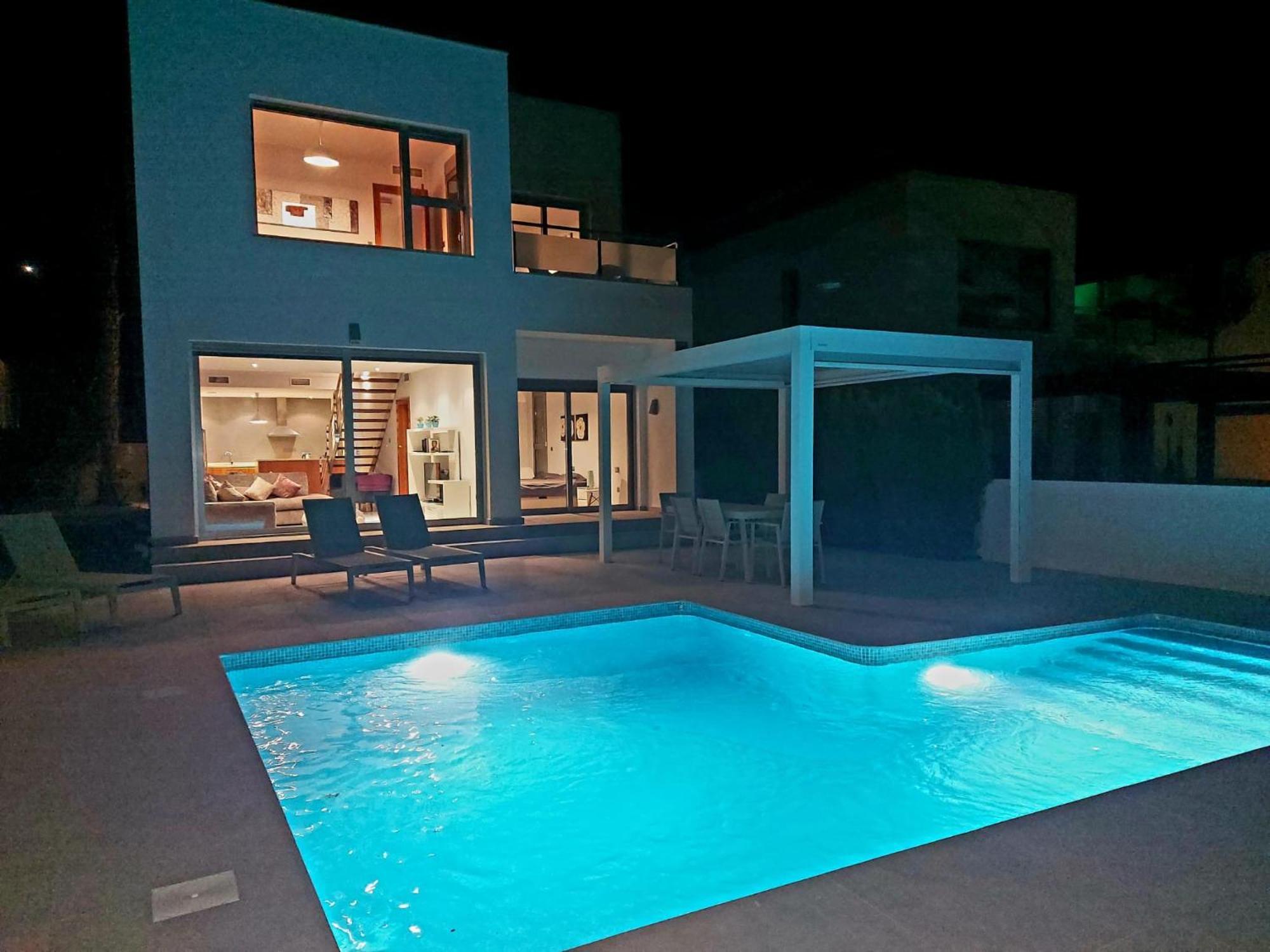 Modern Villa Frontline Golf Algorfa Exterior photo